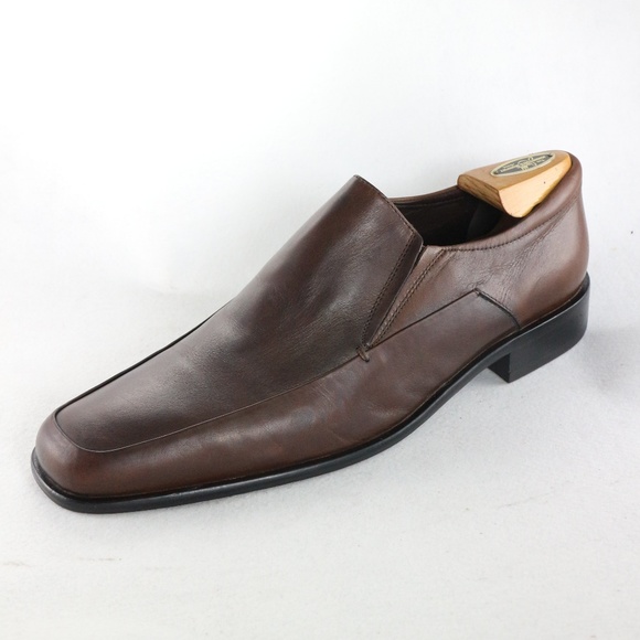 RUSH by GORDON RUSH Kyler Brown Leather Loafers PAIR Sz 8.5 US Men main image 8